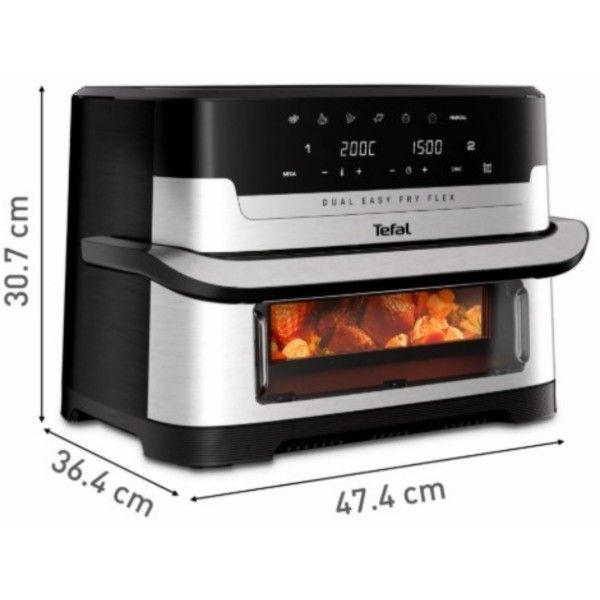 Мультипіч TEFAL FLEX DUAL EASY FRY 9л EY922DE0 3505214 фото