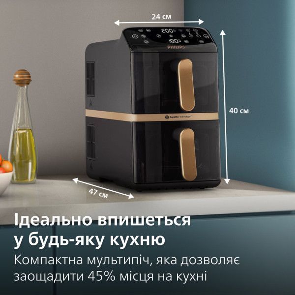 Мультипіч PHILIPS NA462/70 Stacked Dual (2750 Вт) 3685314 фото